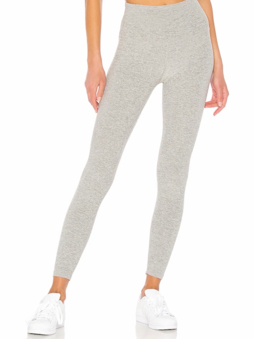 Beyond Yoga Spacedye Caught In The Midi High Waisted Legging in Silver Mist